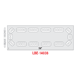 Towmate 24 Inch Power-Link LED Mini Bar