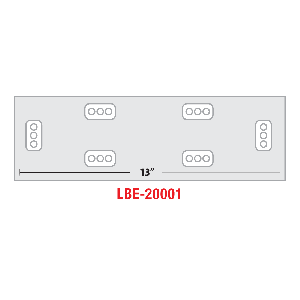 Custer High Intensity 13 Inch LED Mini Bar