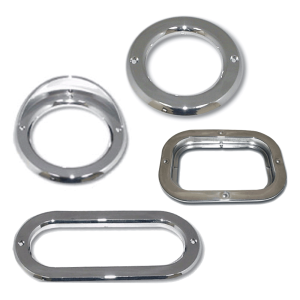 Chrome Bezels For Truck Lights