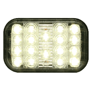 LED Back Up Light Grommett Mount Rectangular