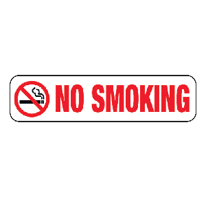 No Smoking Decal