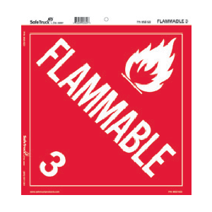 Flammable 3 Decal