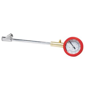 Rigid Analog Dual Head Truck Tire Pressure Gauge