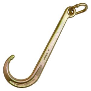 VULCAN 15 Inch Long Tow Hook on Coupling Link - Pair - 5,400 Pound Safe Working Load - For Tow Trucks or Flatbed Trailers