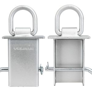 VULCAN Silver Stake Pocket D-Ring Assembly - 2 Pack