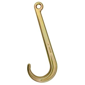 VULCAN Tow Hook - Eye Style - Grade 70 - 15 Inch - 2 Pack - 4,700 Pound Safe Working Load - Compatible with 5/16 Inch Chain