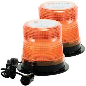 North American Signal Class 1 Quad Flash 5.5'' Microburst Amber Beacons