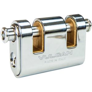 VULCAN Viro Panzer Security Lock For 5/16 Inch Chain - Premium Case-Hardened - Cannot Be Cut with Bolt Cutters or Hand Tools