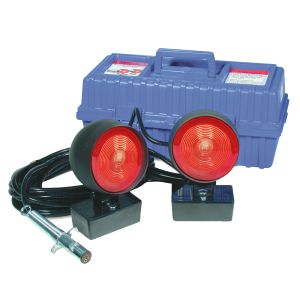 Rectangular Base Magnetic Rubber Tow Lights