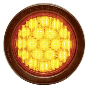 Self-Contained Round Flashing LED Lights