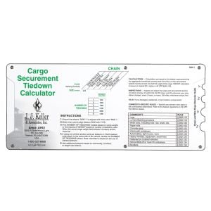 Cargo Securement Sliding Calculator