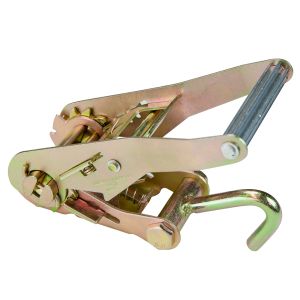 VULCAN Ratchet Buckle - 2 Inch Wide Handle - Tube J-Hook - 3,300 Pound Safe Working Load