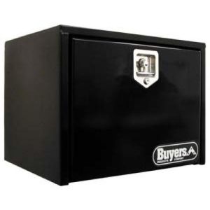 BUYERS Steel Underbody Toolboxes - Black with Single Door