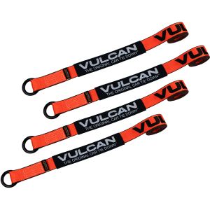 VULCAN Exotic Car Rim Tie Down Set - 2 Inch x 144 Inch - 4 Straps - PROSeries - 3,300 Pound Safe Working Load