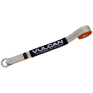 VULCAN Car Rim Tie Downs with Ratchets - 2 Inch x 144 Inch - 4 Pack - Silver Series - 3,300 Pound Safe Working Load