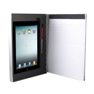 Silver Aluminum Padfolio Clipboard For iPad