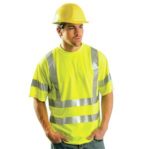 Class 3 High-Viz Polyester T-Shirt - Lime