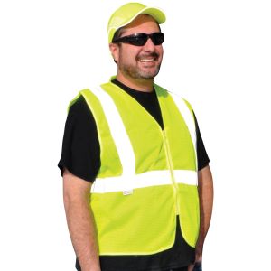 Class 2 Zipper Front Safety Vest