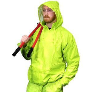 High Visibility Classic Rain Jacket - Lime - Large