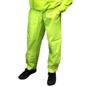 High Visibility Classic Rain Pants - Lime - 2X