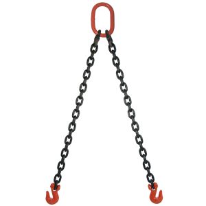 1/2" G80 Double Leg Mechanical Lifting Slings with Grab Hooks