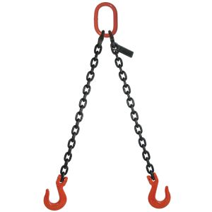 3/8" G80 Double Leg Mechanical Lifting Slings with Sling Hooks