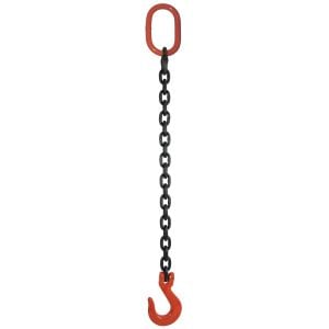 3/8" G80 Single Leg Mechanical Lifting Slings with Sling Hook